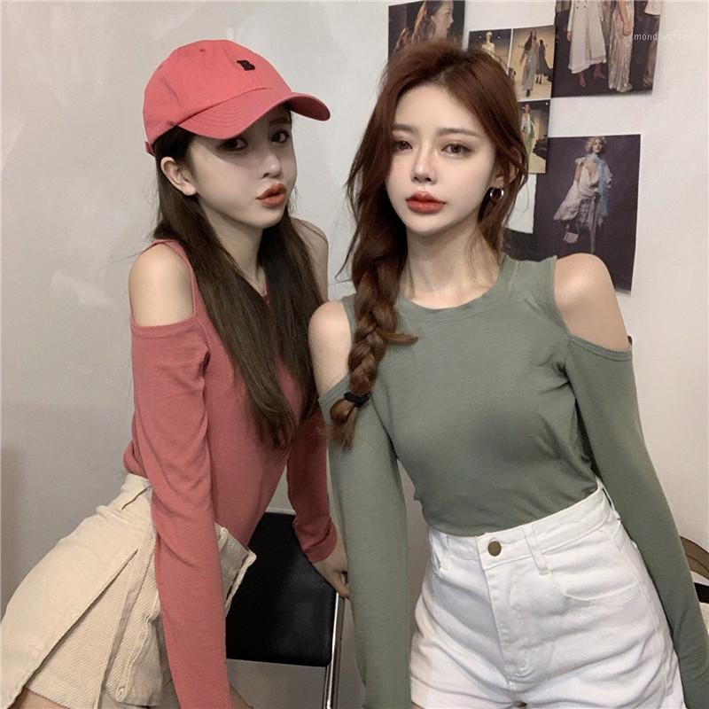 Women's T-Shirt Ins Hipster O-neck Long Sleeve Woman Tshirts Korean Fashion Clothing Solid Slim Ladies Tops Spring Autumn Off Shoulder Tees, Black
Women's T-Shirt Ins Hipster O-neck Long Sleeve Woman Tshirts Korean Fashion Clothing Solid Slim Ladies Tops Spring Autumn Off Shoulder Tees, Black