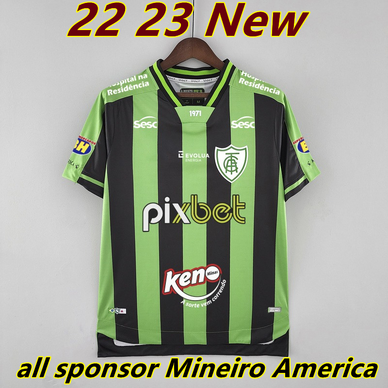 2022 America Mineiro all sponsor Men's T-Shirts Soccer Jerseys MAIDANA RAMIREZ AZEVEDO ARTHUR PEDRINHO JAILSON Home Football Shirt Short Sleeve Uniforms, Beige
2022 America Mineiro all sponsor Men's T-Shirts Soccer Jerseys MAIDANA RAMIREZ AZEVEDO ARTHUR PEDRINHO JAILSON Home Football Shirt Short Sleeve Uniforms, Beige