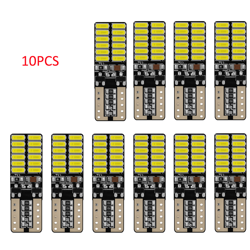 New 10pcs t10 Led Auto Lamp Cars From w5w Canbus 4014 24SMD 8W 6000K Light Emitting Diodes Independent Bulb Excellent Producto White
New 10pcs t10 Led Auto Lamp Cars From w5w Canbus 4014 24SMD 8W 6000K Light Emitting Diodes Independent Bulb Excellent Producto White