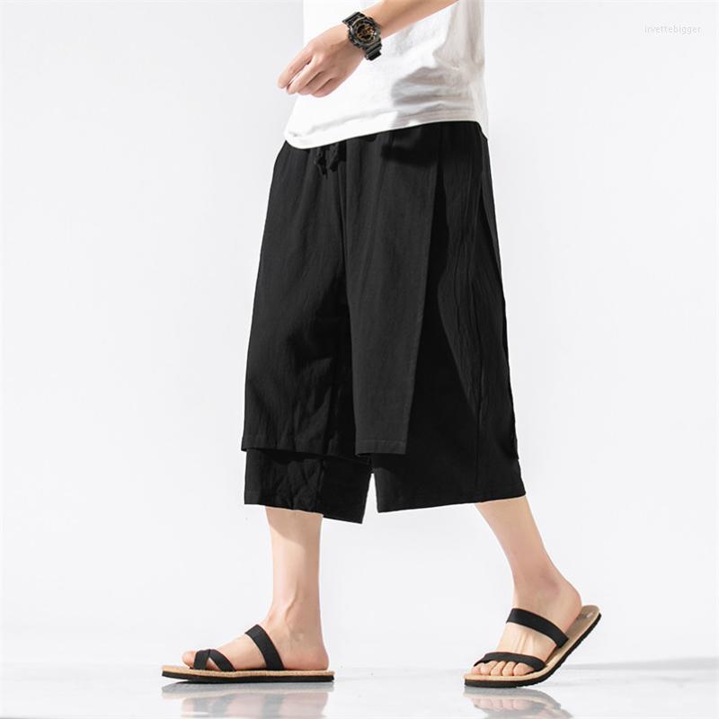 Men's Pants Plus Size -8XL Wide Leg Mens Thin Cotton Linen Solid Patchwork Elastic Waist Calf-Length Trousers Summer ClothesMen's, Black
Men's Pants Plus Size -8XL Wide Leg Mens Thin Cotton Linen Solid Patchwork Elastic Waist Calf-Length Trousers Summer ClothesMen's, Black