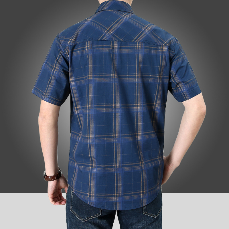 Shirts For Men Fashion Short Sleeve Casual Male Shirt Man Summer Men's Clothes Cotton Large Size Camisa Masculina Sale 220322