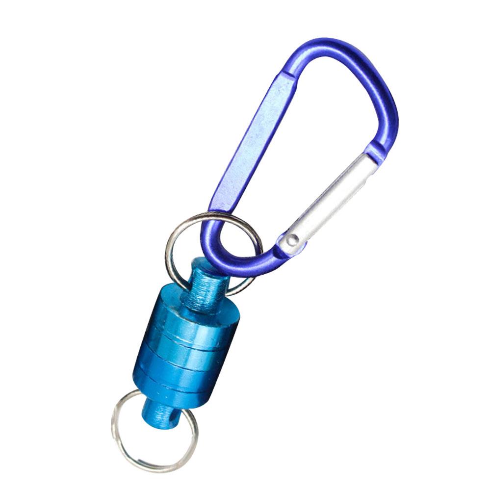 Strong Magnetic Carabiner Aluminum Alloy Carabiner Keychain Camping Climbing Snap Clip Lock Buckle Hook Fishing Tool