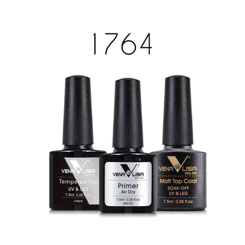 NXY Nail Gel 3pcs Set Primer Base Coat Topcoat Polish Soak Off Led Uv Lacquer Nowipe Shiny Manicure 0328