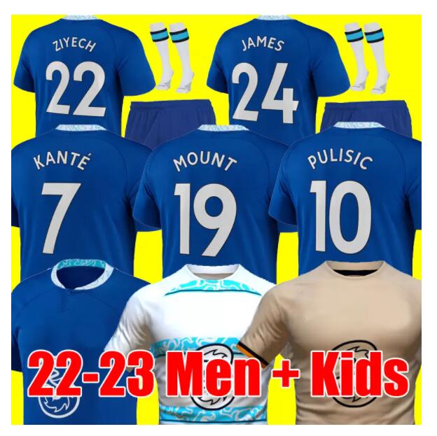 Thailand 22 23 Soccer Jerseys MOUNT WERNER HAVERTZ JORGINHO CHILWELL ZIYECH 2022 2023 PULISIC JAMES Football Shirt KANTE Men Kids set Kits uniform
Thailand 22 23 Soccer Jerseys MOUNT WERNER HAVERTZ JORGINHO CHILWELL ZIYECH 2022 2023 PULISIC JAMES Football Shirt KANTE Men Kids set Kits uniform