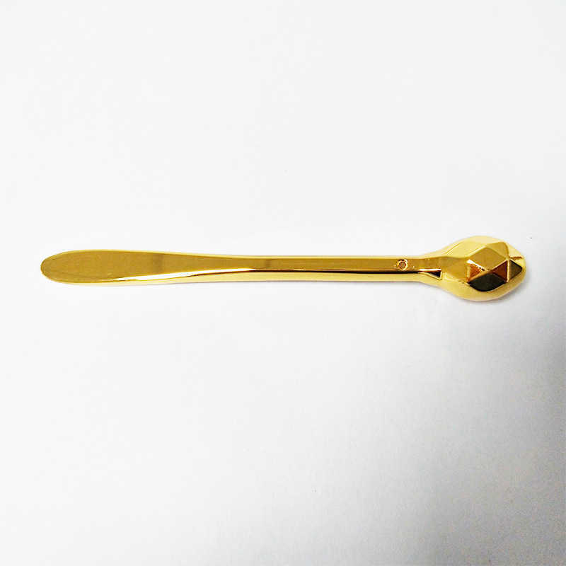 Eye Cream Applicator Cosmetic Spatulas Anti Wrinkle Eye Roller Facial Mask Spoon Gold Alloy Metal Skin Care Tools Face Cream Spoon Cream Facial Massag