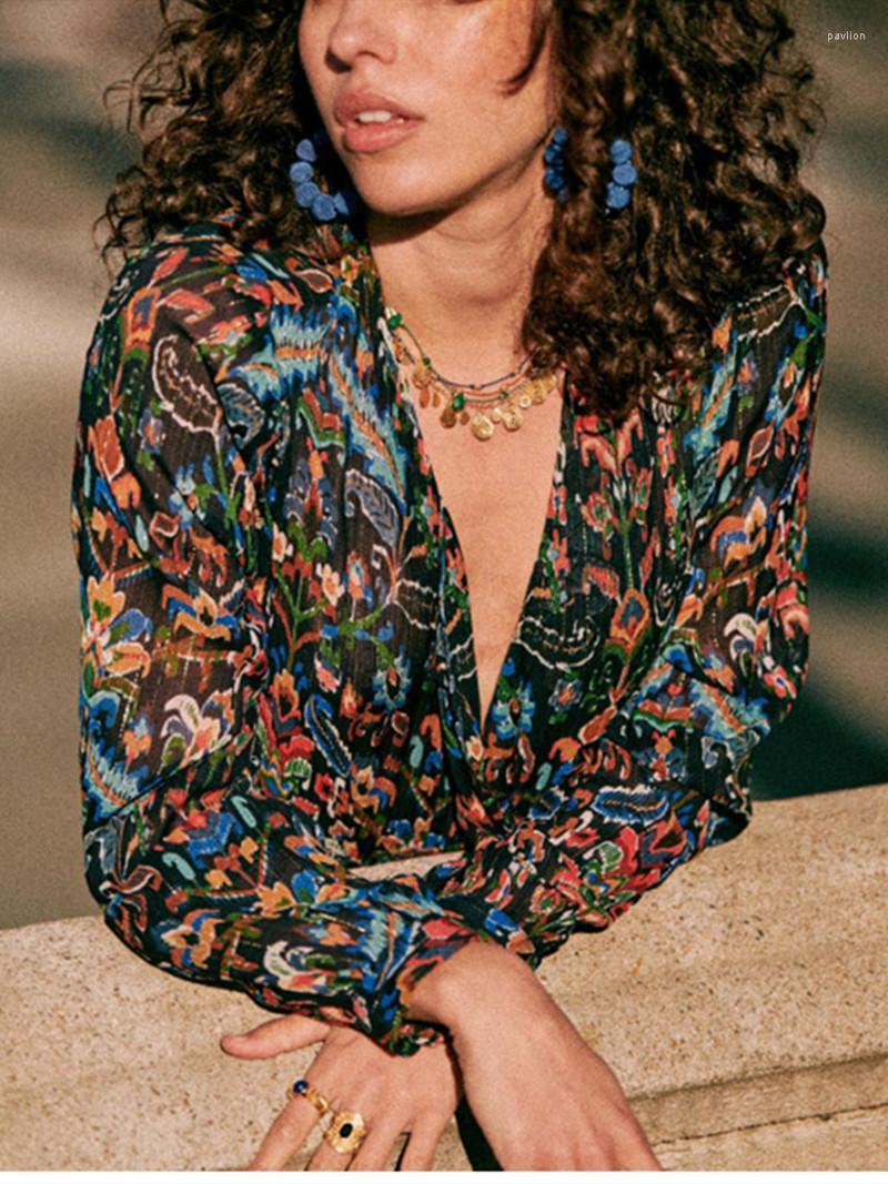 Women's Blouses & Shirts Women Shirring Deep V-Neck Blouse Retro Print 2022 Summer Ladies Long Lantern Sleeve Vintage Shirt TopsWomen's
Women's Blouses & Shirts Women Shirring Deep V-Neck Blouse Retro Print 2022 Summer Ladies Long Lantern Sleeve Vintage Shirt TopsWomen's