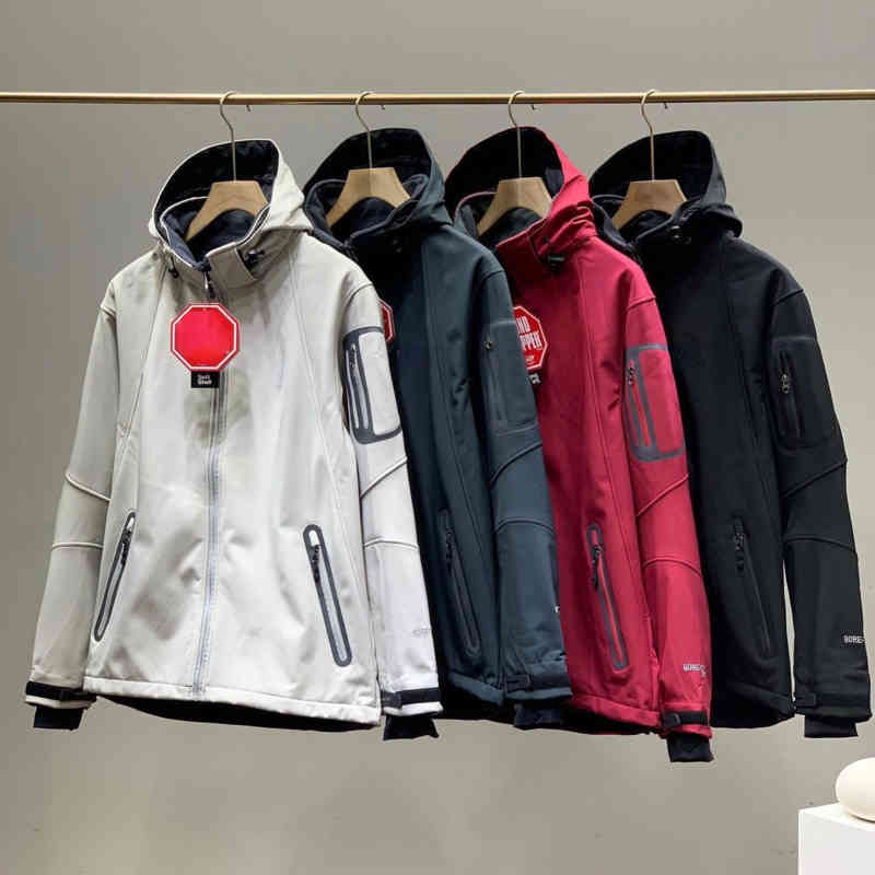 Top Quality Sharkskin Shell Jacket Tnf Mens Hoodie Fall Plush Cold Protection Cardigan Embroidered Hooded Coat Women's Slim Fit Clothes, Creamy-white
Top Quality Sharkskin Shell Jacket Tnf Mens Hoodie Fall Plush Cold Protection Cardigan Embroidered Hooded Coat Women's Slim Fit Clothes, Creamy-white