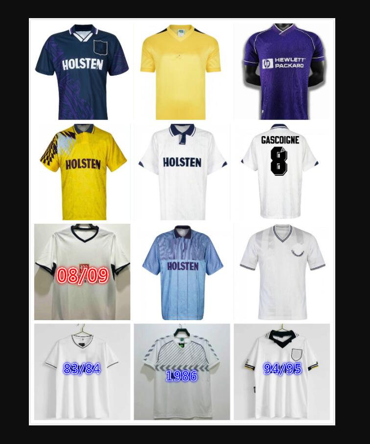1990 1991 1992 1993 1998 1999 Tottenham Retro soccer jerseys 1982 Mabbutt Gascoigne Klinsmann 1994 1995 Sheringham Centenary Jersey vintage
1990 1991 1992 1993 1998 1999 Tottenham Retro soccer jerseys 1982 Mabbutt Gascoigne Klinsmann 1994 1995 Sheringham Centenary Jersey vintage