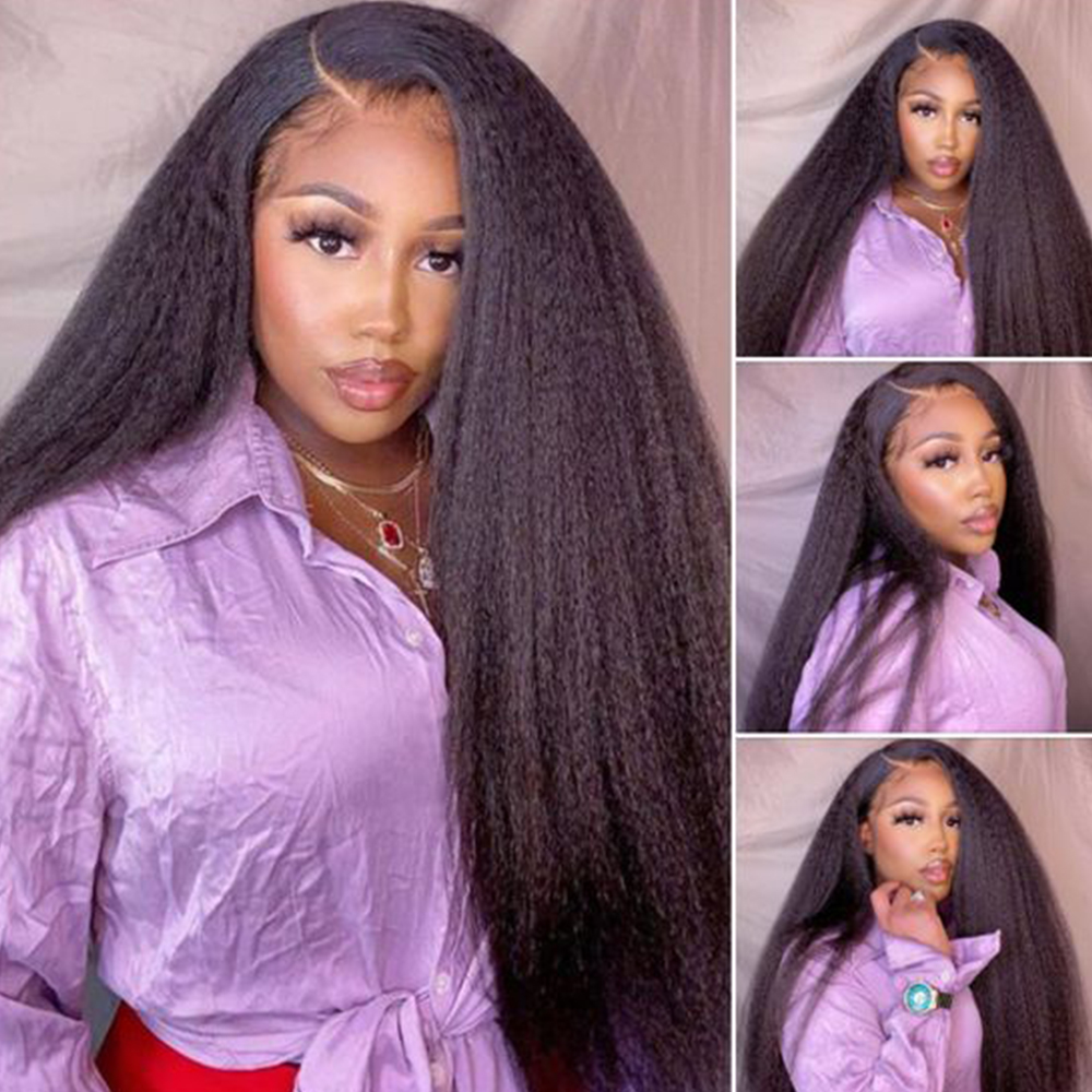 LX Brand Yaki Human Hair Wig Hd Lace Wigs For Women Human Hair Hd Transparent Lace Frontal Wig 30 Inch Lace Front Wig 13x6 Glueless Wigfacto, Natural color
LX Brand Yaki Human Hair Wig Hd Lace Wigs For Women Human Hair Hd Transparent Lace Frontal Wig 30 Inch Lace Front Wig 13x6 Glueless Wigfacto, Natural color
