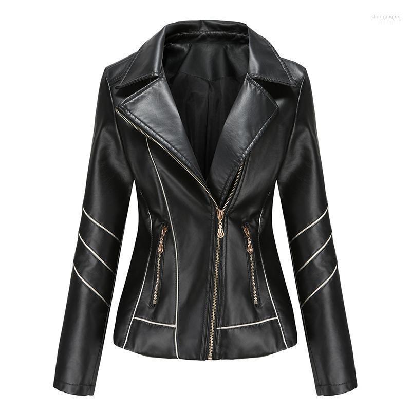 Women' Jackets Women Spring Autumn Short Faux PU Jacket Slim Fashion Punk Outwear Oversized Coat Korean Chic 2022, Black
Women' Jackets Women Spring Autumn Short Faux PU Jacket Slim Fashion Punk Outwear Oversized Coat Korean Chic 2022, Black