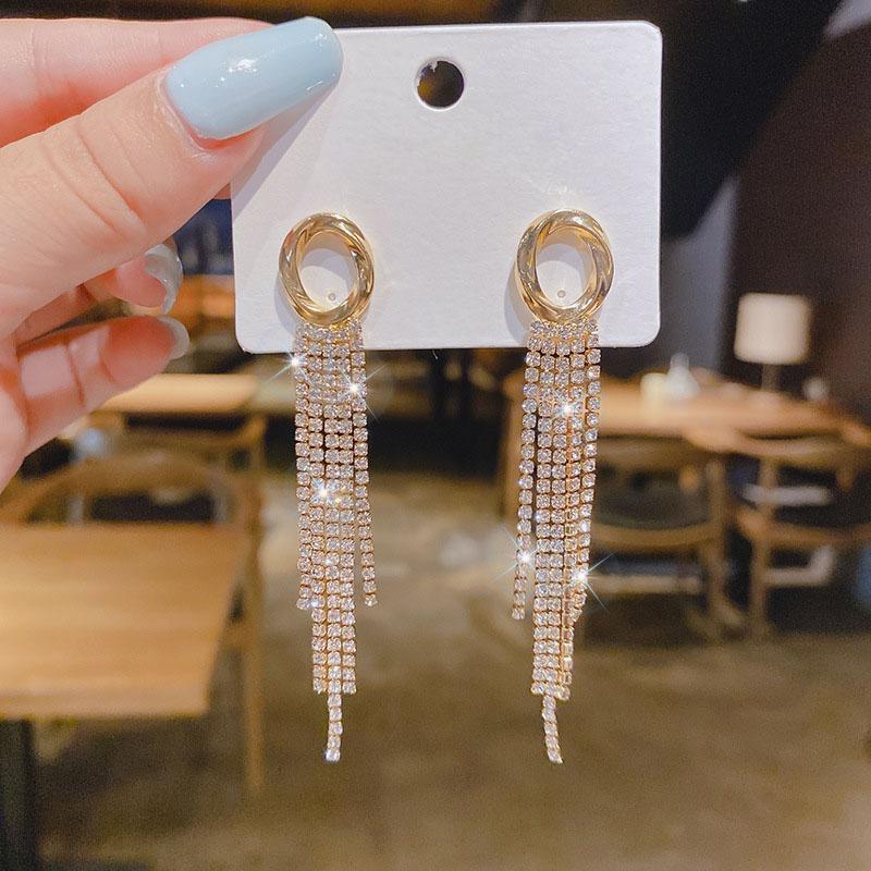 Dangle & Chandelier Fashion Long Tassel Rhinestone Drop Earrings For Women Shiny Crystal Heart Pearl Butterfly Earring Party Wedding Jewelry
Dangle & Chandelier Fashion Long Tassel Rhinestone Drop Earrings For Women Shiny Crystal Heart Pearl Butterfly Earring Party Wedding Jewelry