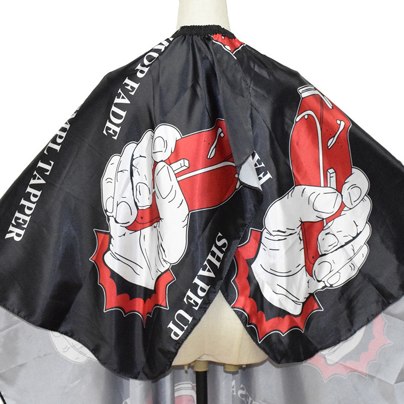 Waterproof Hairdressing Apron Professional Hairdresser Equipment Barber Pattern Haircut Cape Hairstylist Tool 220621
