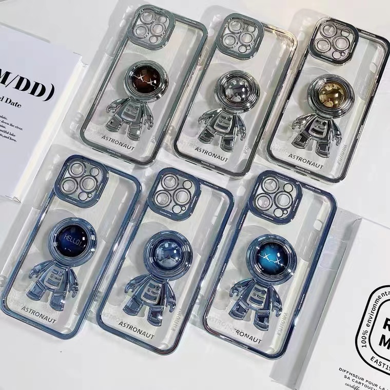 Luxury electroplated phone cases for iphone 13 13Pro 13 PRO Max 12 12Pro 12Promax 11 11Pro 11Promax stereo astronaut silicone couple anti-fall shell, Customize
Luxury electroplated phone cases for iphone 13 13Pro 13 PRO Max 12 12Pro 12Promax 11 11Pro 11Promax stereo astronaut silicone couple anti-fall shell, Customize