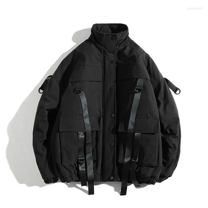 Men' Down & Parkas Solid Parka Men Winter Coat Warm Thick Jacket Hip Hop Punk Street Fashion Loose Pocket Cool Outwear Clothing Male Guin22, Black
Men' Down & Parkas Solid Parka Men Winter Coat Warm Thick Jacket Hip Hop Punk Street Fashion Loose Pocket Cool Outwear Clothing Male Guin22, Black