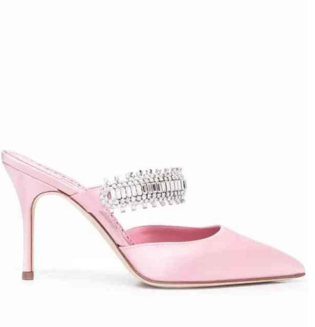Luxury Designer Brands Lutara Sandals Shoes Women Mules & Slippers Satin High Heels Crystal Embellished Front Strap Pointy Lady Pumps, 16
Luxury Designer Brands Lutara Sandals Shoes Women Mules & Slippers Satin High Heels Crystal Embellished Front Strap Pointy Lady Pumps, 16