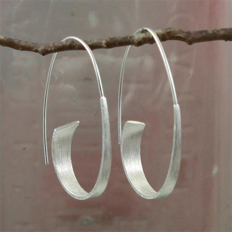 Dangle & Chandelier Simple Gold Silver Color Long Thin Hoop Earrings For Women Female Satin Finish Earring Party Fashion Jewelry Gifts HerDa 
Dangle & Chandelier Simple Gold Silver Color Long Thin Hoop Earrings For Women Female Satin Finish Earring Party Fashion Jewelry Gifts HerDa