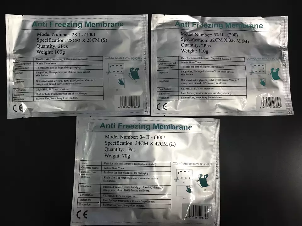 Fat freezing Machine Accessories Tools Criolipolisis antifreeze membrane skin protecting pad for cryolipolysis
Fat freezing Machine Accessories Tools Criolipolisis antifreeze membrane skin protecting pad for cryolipolysis
