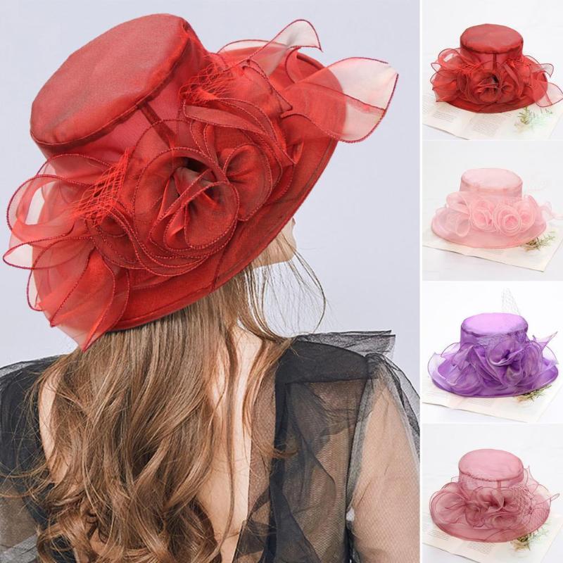 Berets Women Sun Hat Elegant Net Yarn Four Flowers Wide Brim Cap Adjustable Summer Semi-transparent HatBerets BeretsBerets, Wine red
Berets Women Sun Hat Elegant Net Yarn Four Flowers Wide Brim Cap Adjustable Summer Semi-transparent HatBerets BeretsBerets, Wine red
