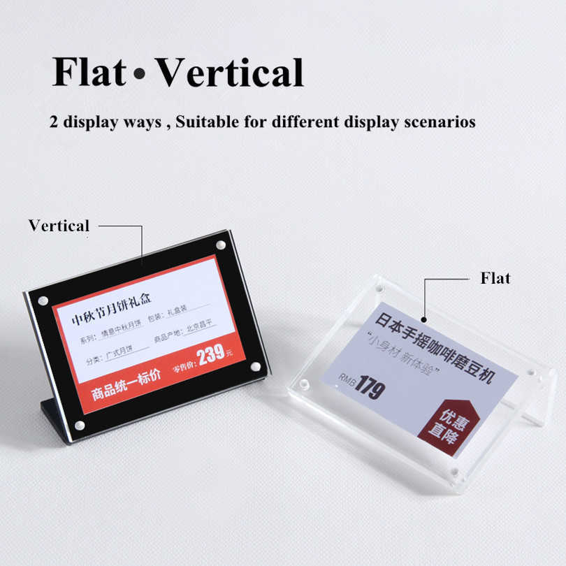 Restaurant Advertising Poster Display Stand Small Table Price Sign Holder Sand