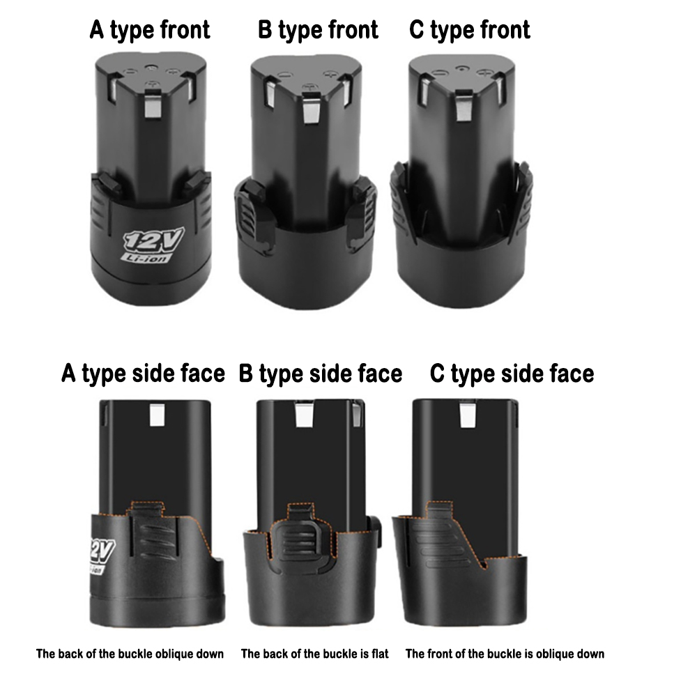 Universal 12V Rechargeable Liion Lithium Battery For Power Tools Electric drill Electric Screwdriver Battery