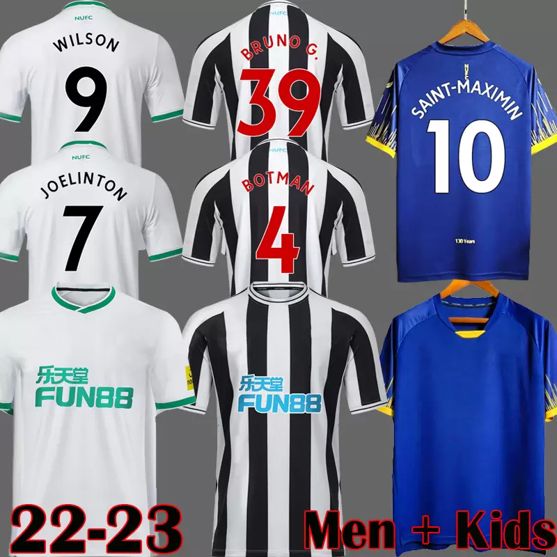 130 Years Soccer Jersey Third White BOTMAN 22 23 WOOD BRUNO G. WILSON SHELVEY 2022 2023 JOELINTON NUFC Football Shirt MAXIMIN TRIPPIER Men kit Kids Equipment, 22/23 away
130 Years Soccer Jersey Third White BOTMAN 22 23 WOOD BRUNO G. WILSON SHELVEY 2022 2023 JOELINTON NUFC Football Shirt MAXIMIN TRIPPIER Men kit Kids Equipment, 22/23 away