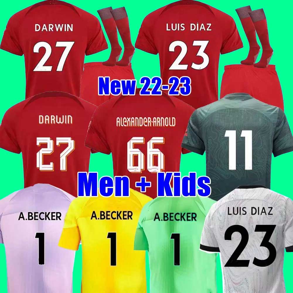 TOP 22 23 season home soccer jerseys 2022 2023 Mohamed FIRMINO Diogo KEITA Luis DIaz football shirts men kids kits uniforms Alexander Arnold HOME DARWIN 27 Carvalho, 22/23 gk kids 16
TOP 22 23 season home soccer jerseys 2022 2023 Mohamed FIRMINO Diogo KEITA Luis DIaz football shirts men kids kits uniforms Alexander Arnold HOME DARWIN 27 Carvalho, 22/23 gk kids 16