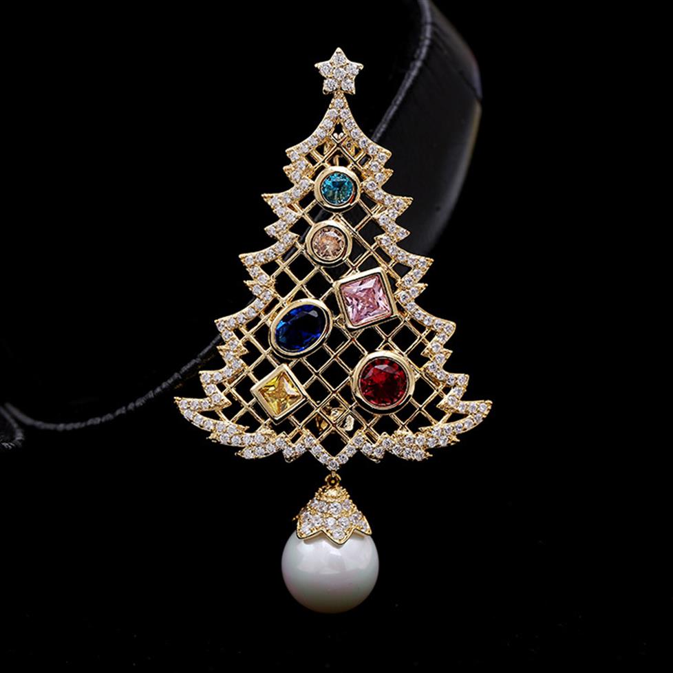 2022 Luxury Designer Pearl Brooch Christmas Tree Pin for Women with Cubic Zirconia Fashion Jewelry Female New Year Gift207m
2022 Luxury Designer Pearl Brooch Christmas Tree Pin for Women with Cubic Zirconia Fashion Jewelry Female New Year Gift207m