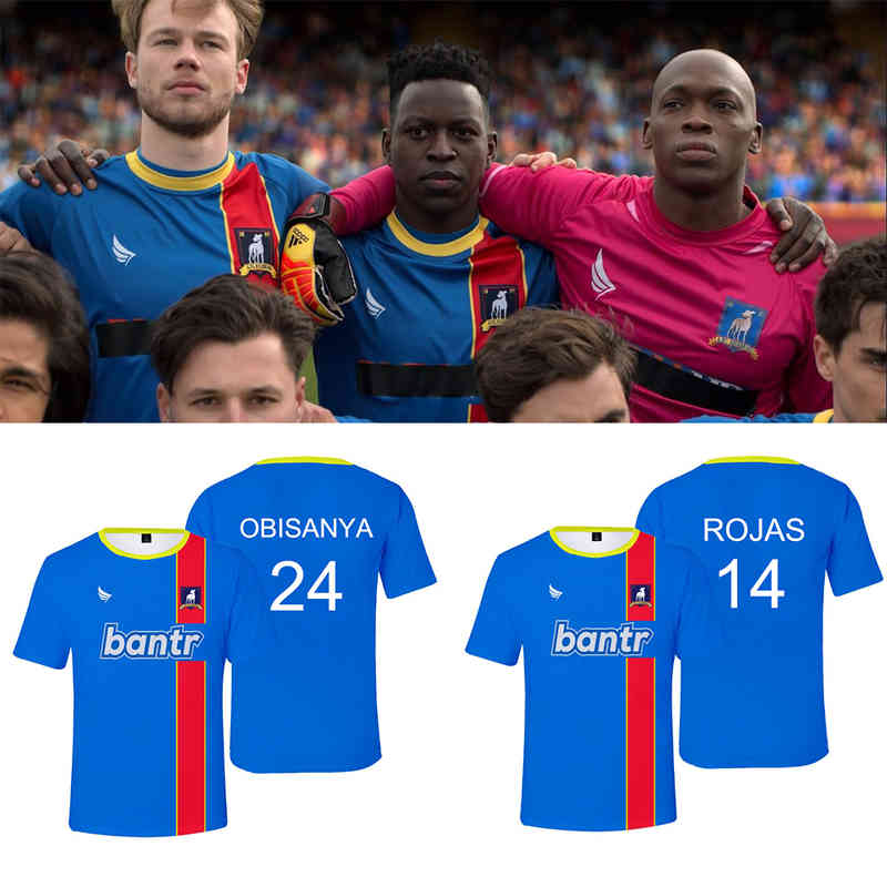 Ted Lasso Season 2 Afc Richmond Football Jersey Cosplay Obisanya Mcadoo T-shirt with Shorts 3d Printing for Men and Women, As picture
Ted Lasso Season 2 Afc Richmond Football Jersey Cosplay Obisanya Mcadoo T-shirt with Shorts 3d Printing for Men and Women, As picture