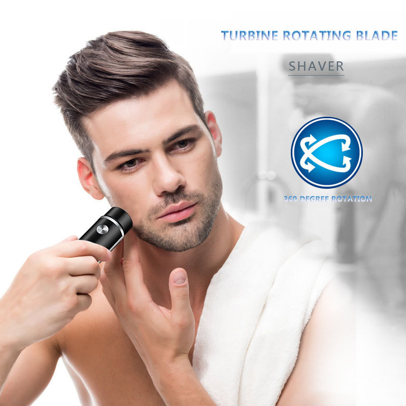 Mini Electric Shaver for Men Portable Electric Razor Beard Knife USB Charging Men's Shavers Face Body Razor 220322