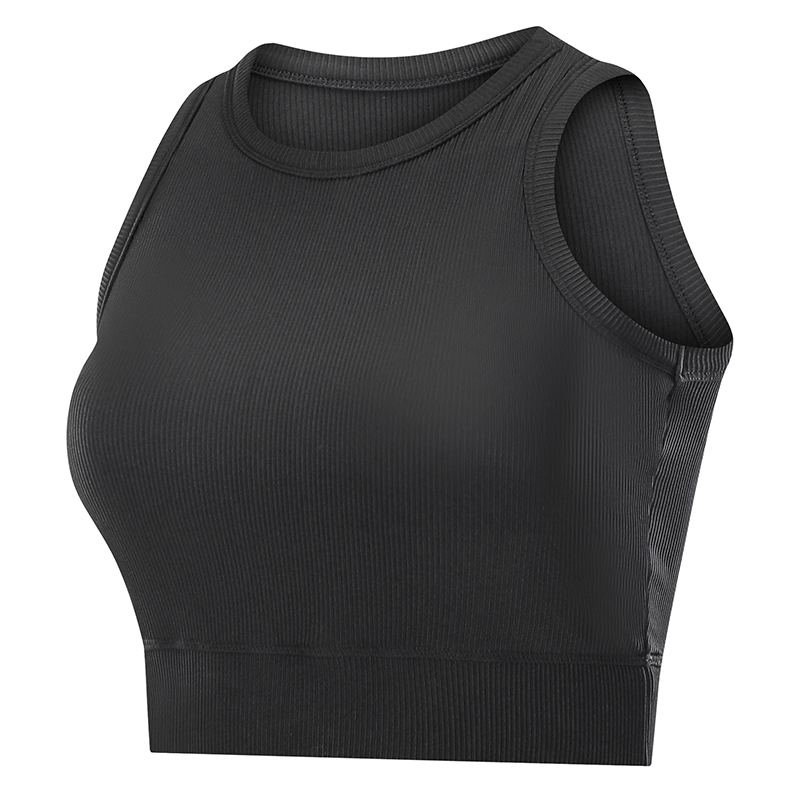 elastic force moisture wicking shaping vest style sleeveless round neck non wired yoga sport full coverage bra nylon Spandex material joggers for women Solid color, Moq tips for customized items 
elastic force moisture wicking shaping vest style sleeveless round neck non wired yoga sport full coverage bra nylon Spandex material joggers for women Solid color, Moq tips for customized items
