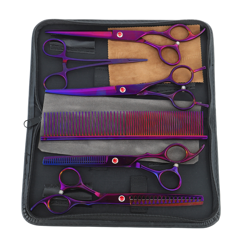 hairdressing scissors kit 7 inch Scissors for Hairdressers Barber Shop Supplies Professional Hairdressing 220317