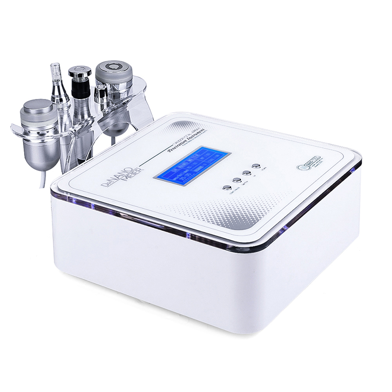 4 IN 1 No-needle Mesotherapy Device Led Light Photon Electroporation Anti-aging RF Beauty Machine Eye Skin Care Face Lift Cooling Therapy Bio Dermapen