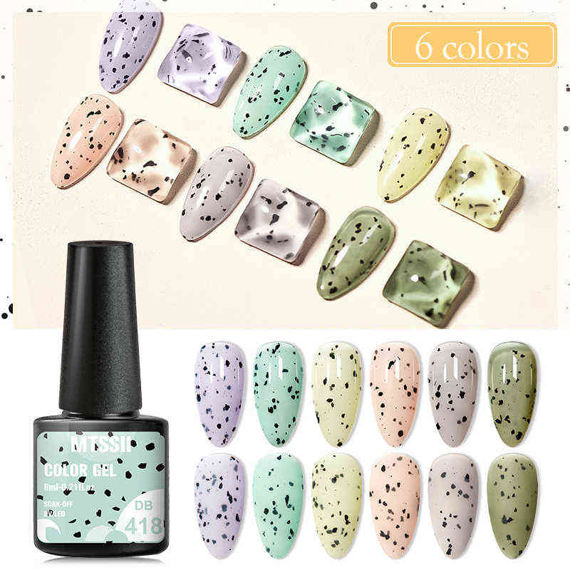 Nail Gel Toy Mtssii Jelly Eggshell Polish Art Diy Yogurt Effect Soak Off Base Top Coat Manicure Color Uv Varnishes 0328