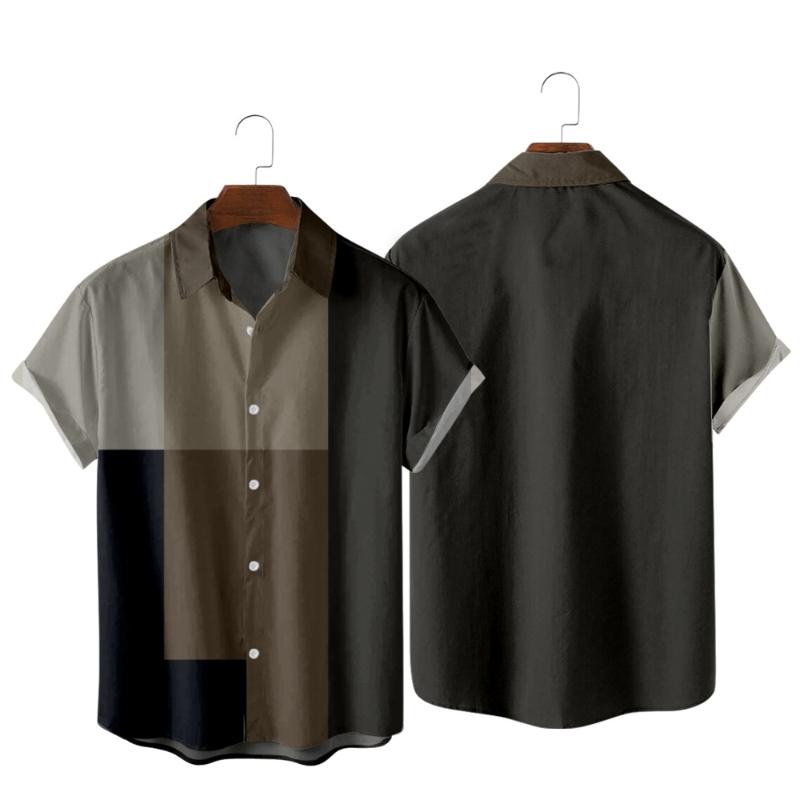 Men's Casual Shirts Retro Geometric Patchwork Pattern Fashion Japanese Harajuku Style Summer Pocket For Men And WomenMen's, 1-3m37
Men's Casual Shirts Retro Geometric Patchwork Pattern Fashion Japanese Harajuku Style Summer Pocket For Men And WomenMen's, 1-3m37