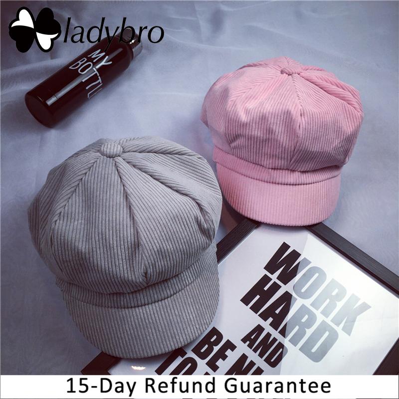 Berets Ladybro Women Beret Hat Corduroy Octagonal Female Cap British Painter Autumn Winter Retro Lady Black Pink CapBerets, 006
Berets Ladybro Women Beret Hat Corduroy Octagonal Female Cap British Painter Autumn Winter Retro Lady Black Pink CapBerets, 006