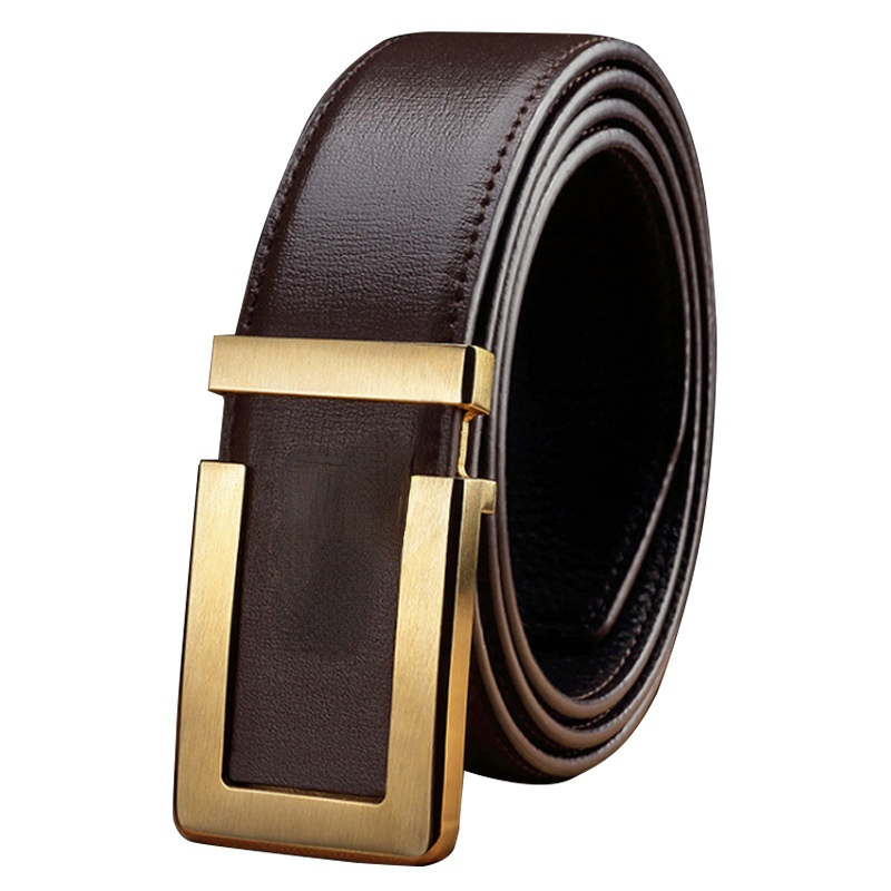 Famous brand Men's leather high-grade copper buckle business belt men's middle-aged and young letter smooth plate trouser men Designer Top Quality Classic luxury, Black
Famous brand Men's leather high-grade copper buckle business belt men's middle-aged and young letter smooth plate trouser men Designer Top Quality Classic luxury, Black