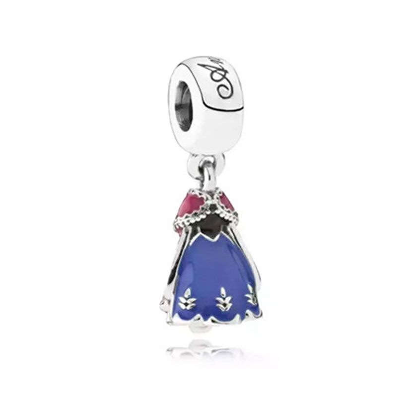 New Popular 925 Sterling Silver European Dress Teacher Pendant DIY Fine Beads For S925 Snake Charm Bracelet Jewelry