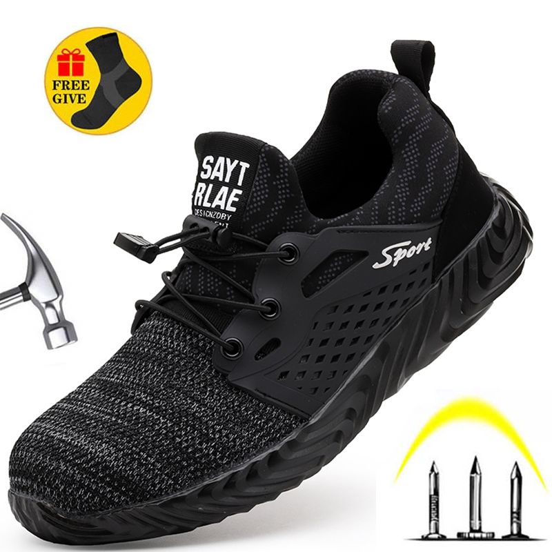 Indestructible Work Shoes European Standard Steel Toe Safety Shoes Puncture-Proof Sports Shoes Stylish and Beautiful Waterproof, Black
Indestructible Work Shoes European Standard Steel Toe Safety Shoes Puncture-Proof Sports Shoes Stylish and Beautiful Waterproof, Black
