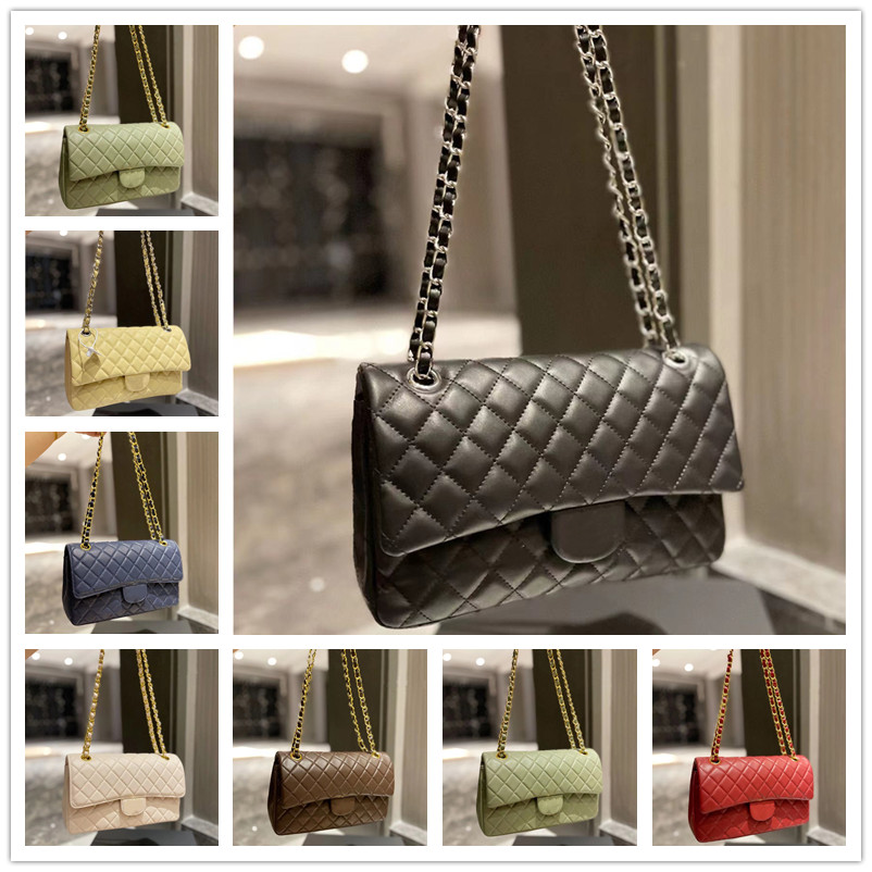 Top Quality Designer bag Classic Chain Flap Bag CF Medium Size 25cm Shoulder Messenger Handbag Fashion Square Lattice Leather Ladies Gold Silver Luxury Handbag, Box
Top Quality Designer bag Classic Chain Flap Bag CF Medium Size 25cm Shoulder Messenger Handbag Fashion Square Lattice Leather Ladies Gold Silver Luxury Handbag, Box