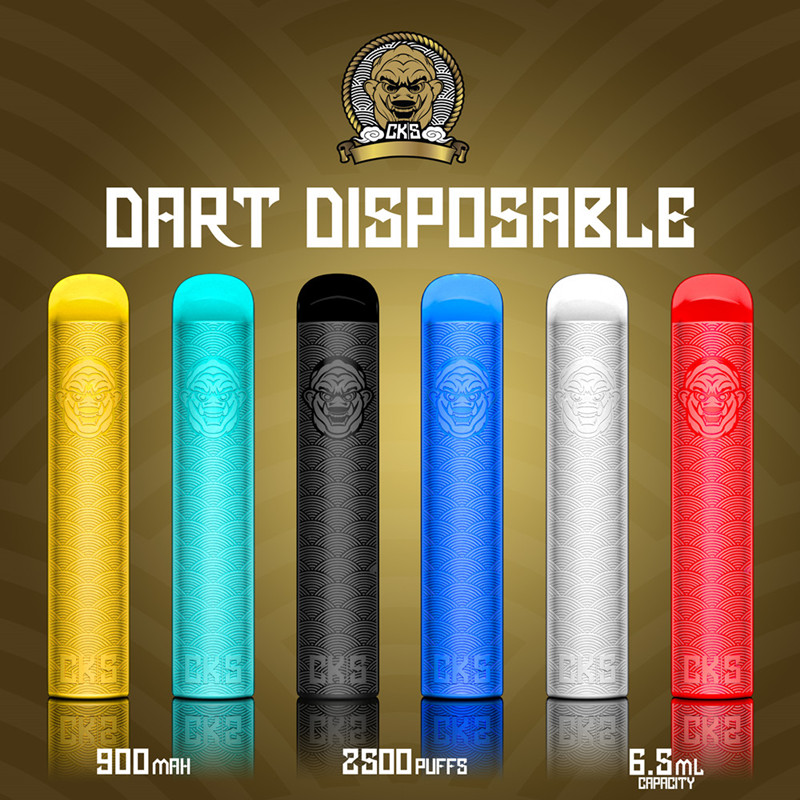 100% Original CKS DART 2500puffs Mesh Coil Eletronic Cigarette 6.5ml 900mah authentic disposable vape 2800 pen USA Wholesale Vapes Factory Manufacturer
100% Original CKS DART 2500puffs Mesh Coil Eletronic Cigarette 6.5ml 900mah authentic disposable vape 2800 pen USA Wholesale Vapes Factory Manufacturer