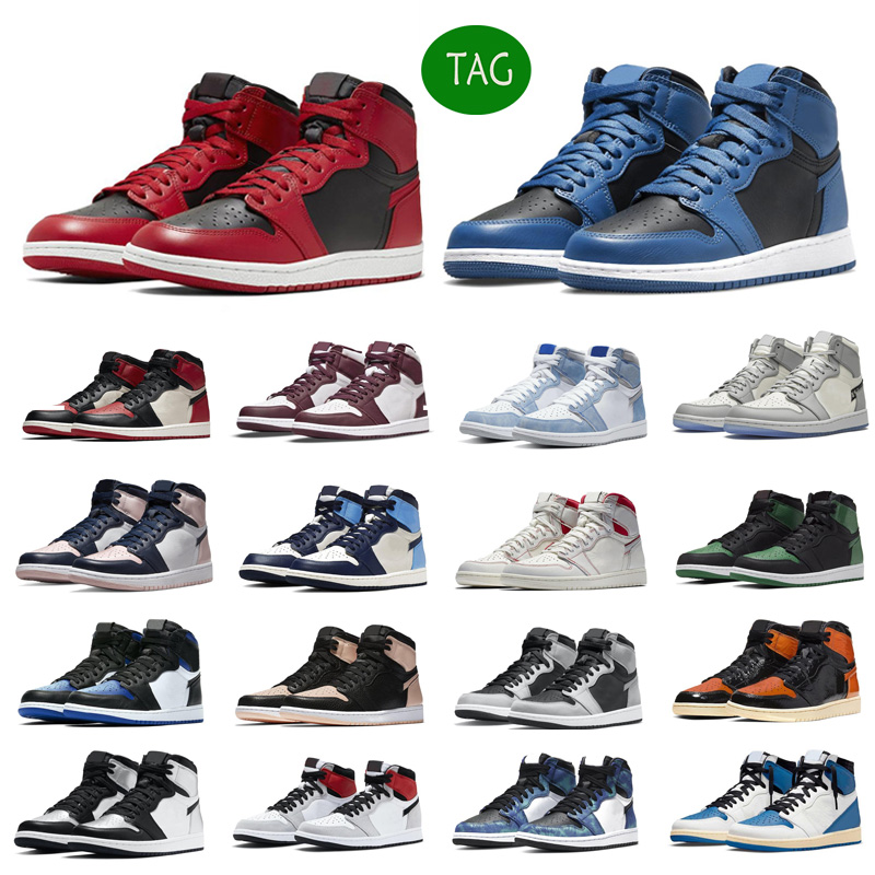 1 Men Women Basketball Shoes 1s Bred Patent Royal University Blue Varsity Bred Digital Pink Chicago Light Smoke Grey Mens Trainers Sports Sneakers
1 Men Women Basketball Shoes 1s Bred Patent Royal University Blue Varsity Bred Digital Pink Chicago Light Smoke Grey Mens Trainers Sports Sneakers