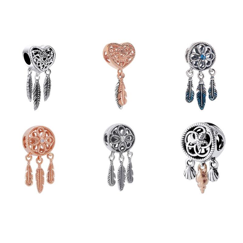 Other Top Quality S925 Sterling Silver Bead Dreamcatcher Feather Flower Dangle Charms Fit Bracelet Bangle DIY JewelryOther OtherOther
Other Top Quality S925 Sterling Silver Bead Dreamcatcher Feather Flower Dangle Charms Fit Bracelet Bangle DIY JewelryOther OtherOther