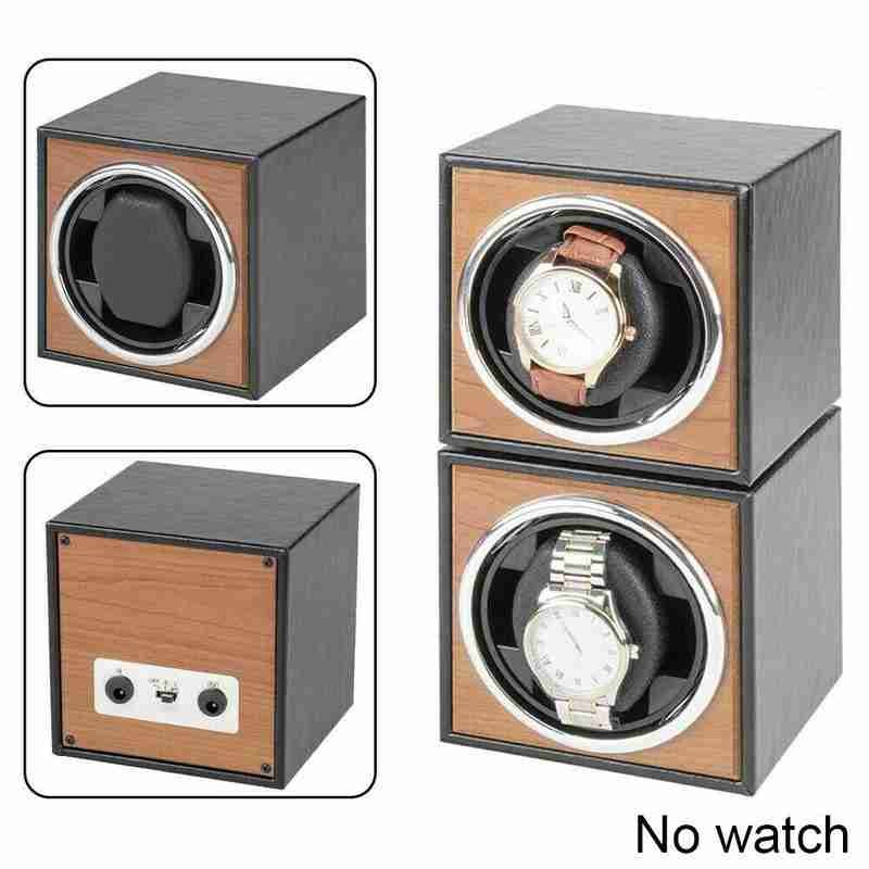 Watch Winders Winder For Automatic Watches New Version 46 Wooden Watch Accessories Box Storage Collector High Quality Vertical Sh