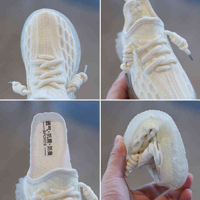 New Kids Sneakers Girls Children Casual Sneakers Spring Mesh Breathable Non-slip Soft Sole Running Shoes Boys 2022 Sport Shoes Y220510
