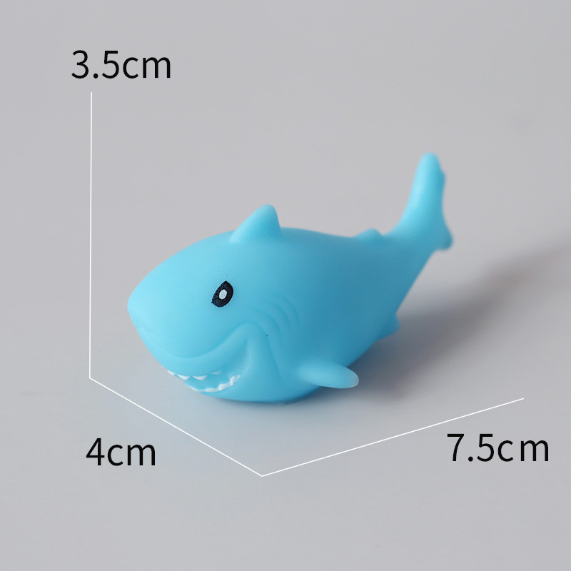 Cute Animals Swimming Water Toys Colorful Soft Rubber Float Squeeze Sound Press Squeaky Bathing Toy For Baby Bath Toys 1014