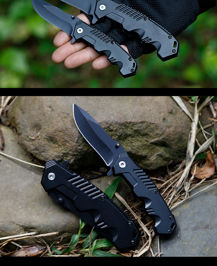 

57HRC Folding Tactical Pocket Knives Hunting Camping Blade Multi High Hardness Military Survival Knife
