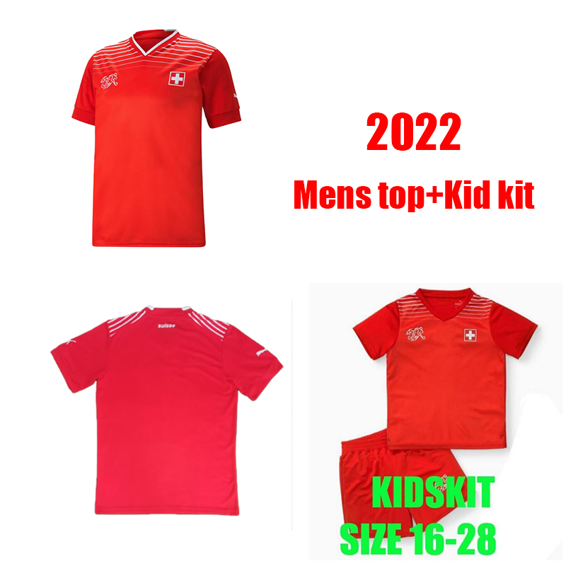 2022 Switzerland Soccer jersey Home red Away suisse SHAQIRI Akanji Freuler SEFEROVIC INLER EMBOLO camisetas de futbol Mens top & Kid kit Football Shirt, Home kid kit
2022 Switzerland Soccer jersey Home red Away suisse SHAQIRI Akanji Freuler SEFEROVIC INLER EMBOLO camisetas de futbol Mens top & Kid kit Football Shirt, Home kid kit
