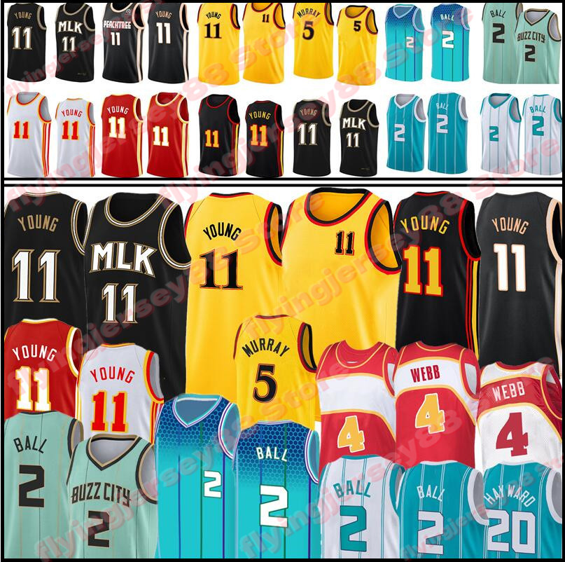 Trae 11 Young Dejounte 5 Murray LaMelo 2 Ball 75th Anniversary Jersey Black MLK Statement Basketball Gordon 20 Hayward Retro Spud 4 Webb Mens Jerseys
Trae 11 Young Dejounte 5 Murray LaMelo 2 Ball 75th Anniversary Jersey Black MLK Statement Basketball Gordon 20 Hayward Retro Spud 4 Webb Mens Jerseys