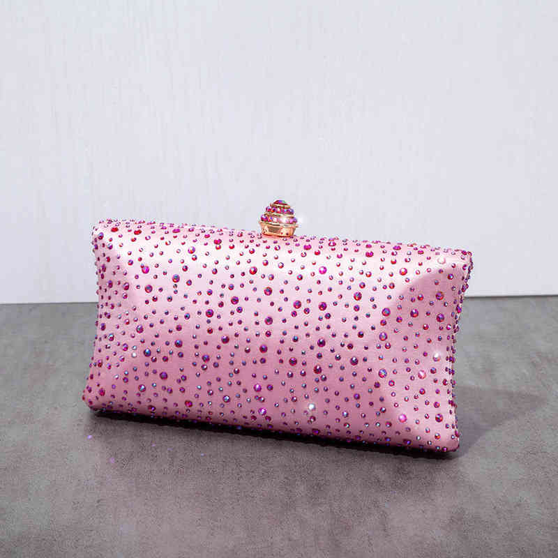 Evening Bag Diamond Satin Box Bag 2022 Luxury Shiny Gold Rhinestone Bridal Clutch Purse Ladie Chain Crossbody Bag Wedding Party 220622, Rose red
Evening Bag Diamond Satin Box Bag 2022 Luxury Shiny Gold Rhinestone Bridal Clutch Purse Ladie Chain Crossbody Bag Wedding Party 220622, Rose red