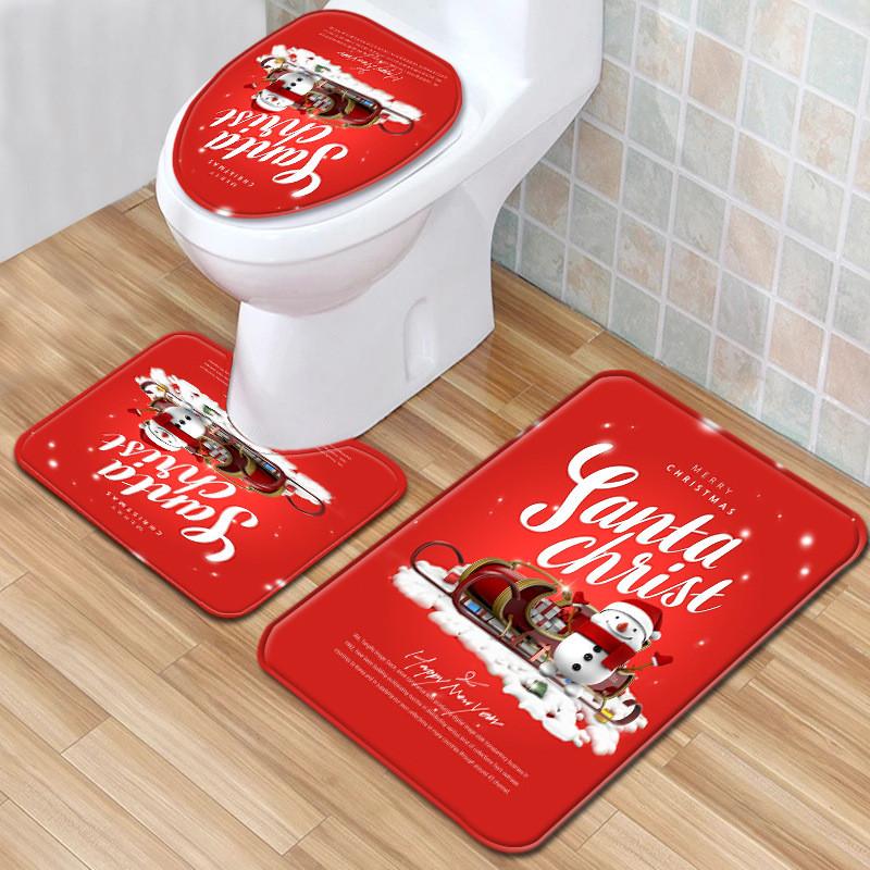 Christmas Decorations 2022 Bathroom Decoration Set Santa Claus Rug Seat Merry Toilet Lid Decor Supplies Year Gift Navidad
Christmas Decorations 2022 Bathroom Decoration Set Santa Claus Rug Seat Merry Toilet Lid Decor Supplies Year Gift Navidad